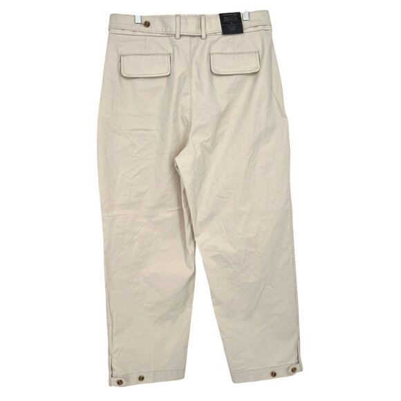 Banana Republic Ultra High-Rise Authentic Chino Pants Beige Size 14 NWT - Picture 4 of 12